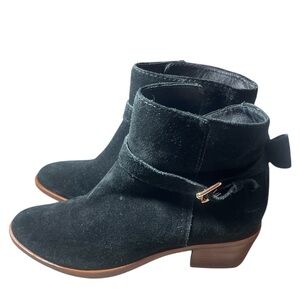 Kate Spade Black Anke Boots Size 7